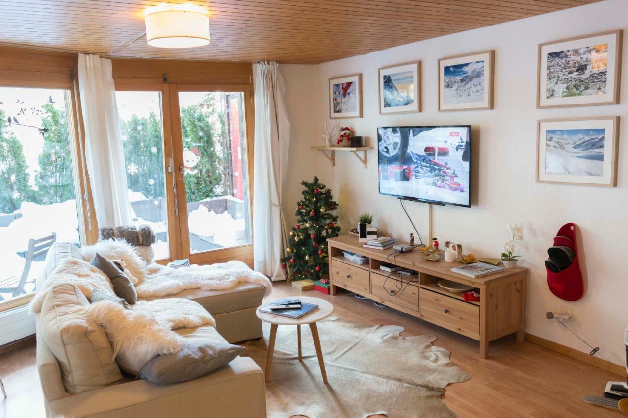 O 68 Haus Bel Air Leilighet Wengen Eksteriør bilde