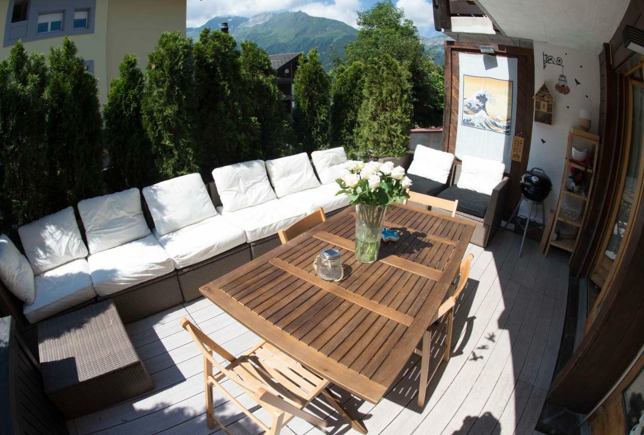 O 68 Haus Bel Air Leilighet Wengen Eksteriør bilde