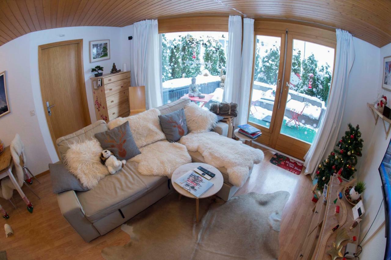 O 68 Haus Bel Air Leilighet Wengen Eksteriør bilde