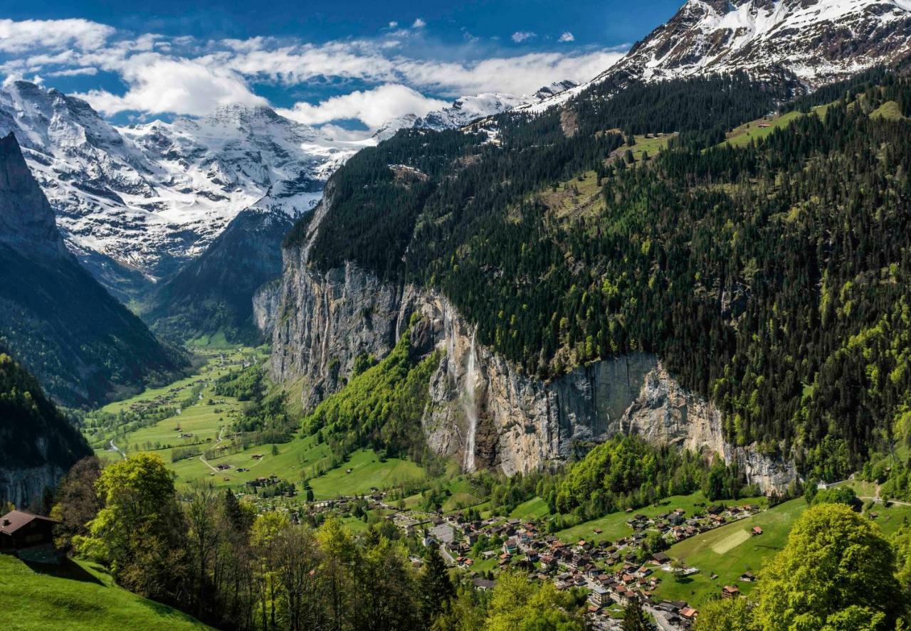 O 68 Haus Bel Air Leilighet Wengen Eksteriør bilde