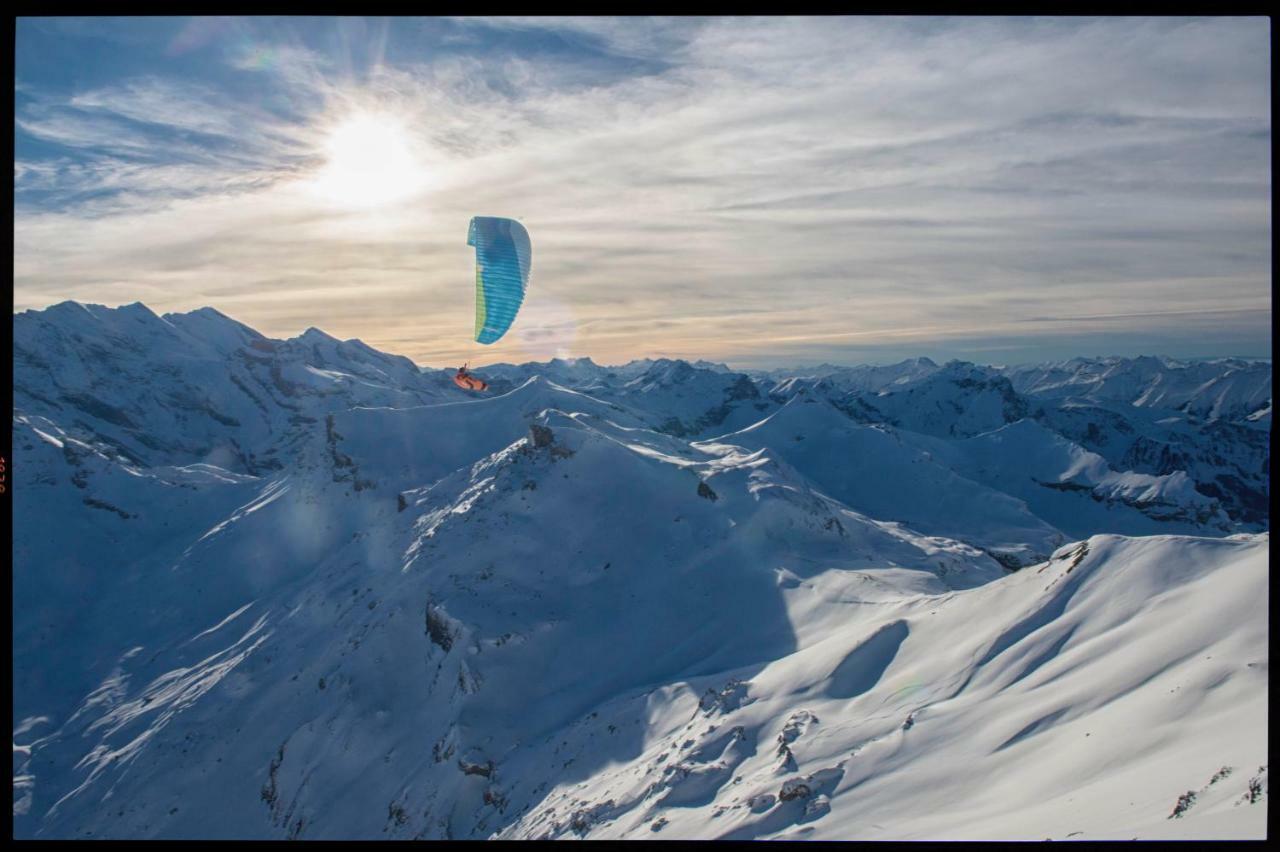 O 68 Haus Bel Air Leilighet Wengen Eksteriør bilde