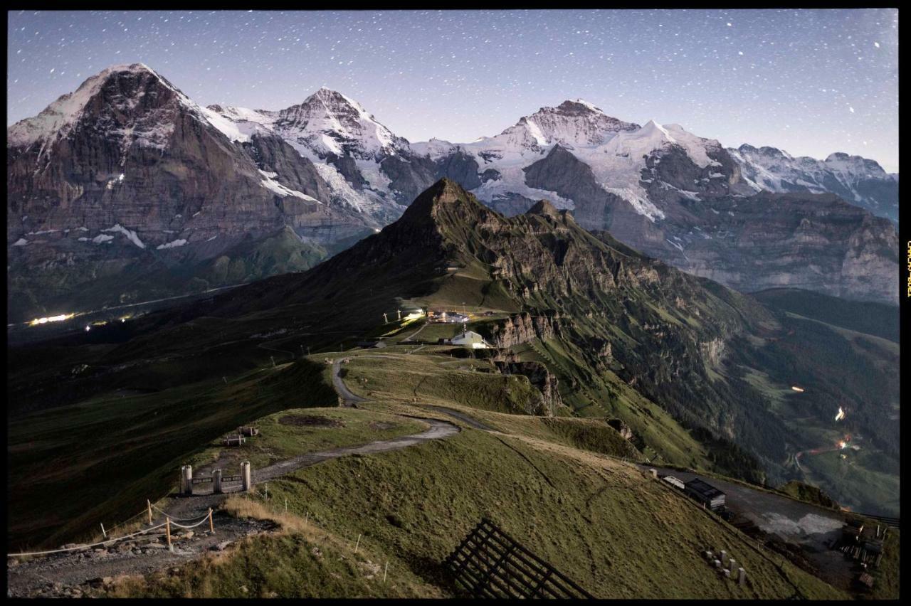 O 68 Haus Bel Air Leilighet Wengen Eksteriør bilde