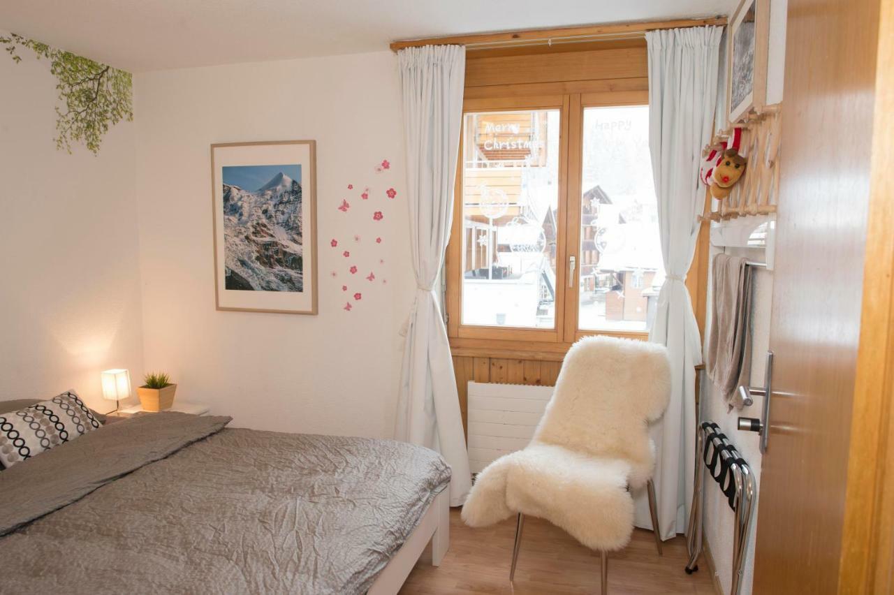 O 68 Haus Bel Air Leilighet Wengen Eksteriør bilde