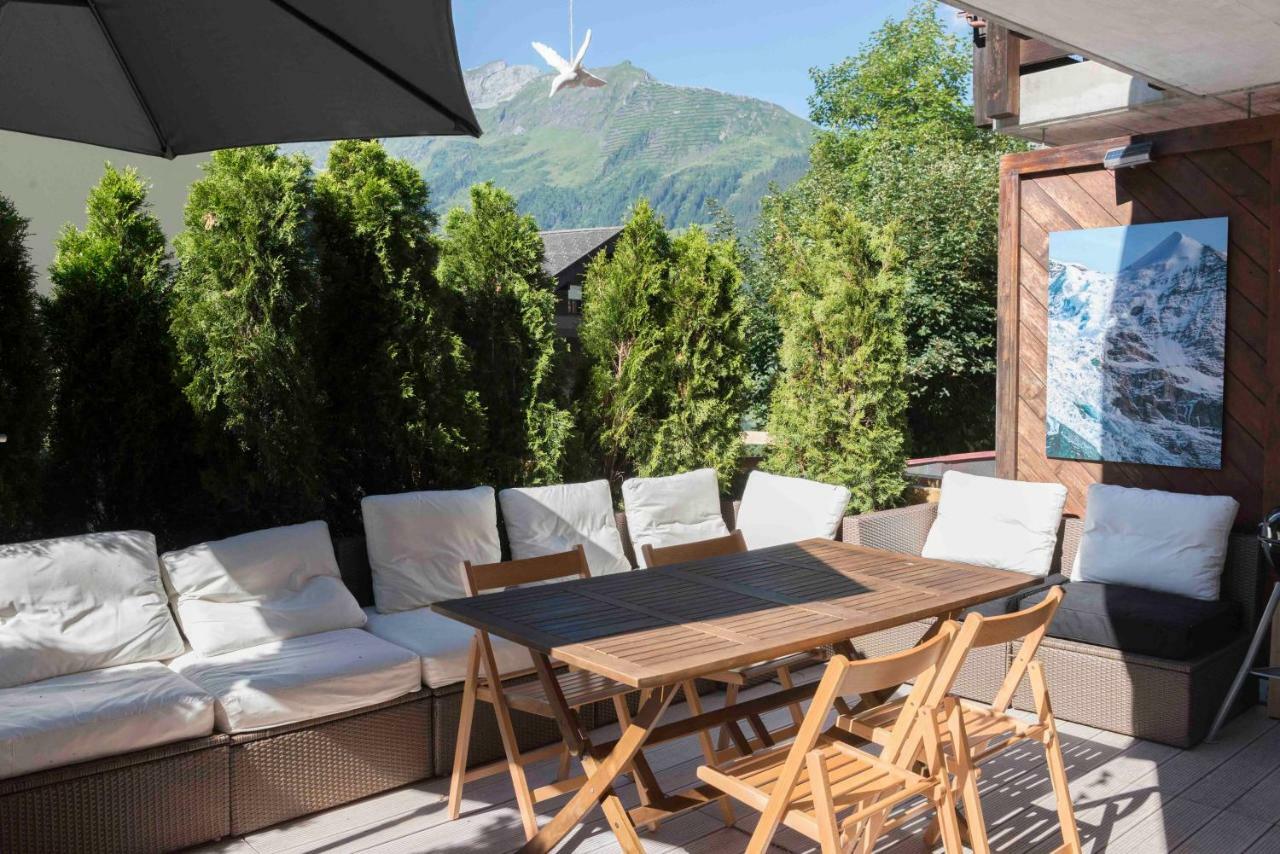 O 68 Haus Bel Air Leilighet Wengen Eksteriør bilde