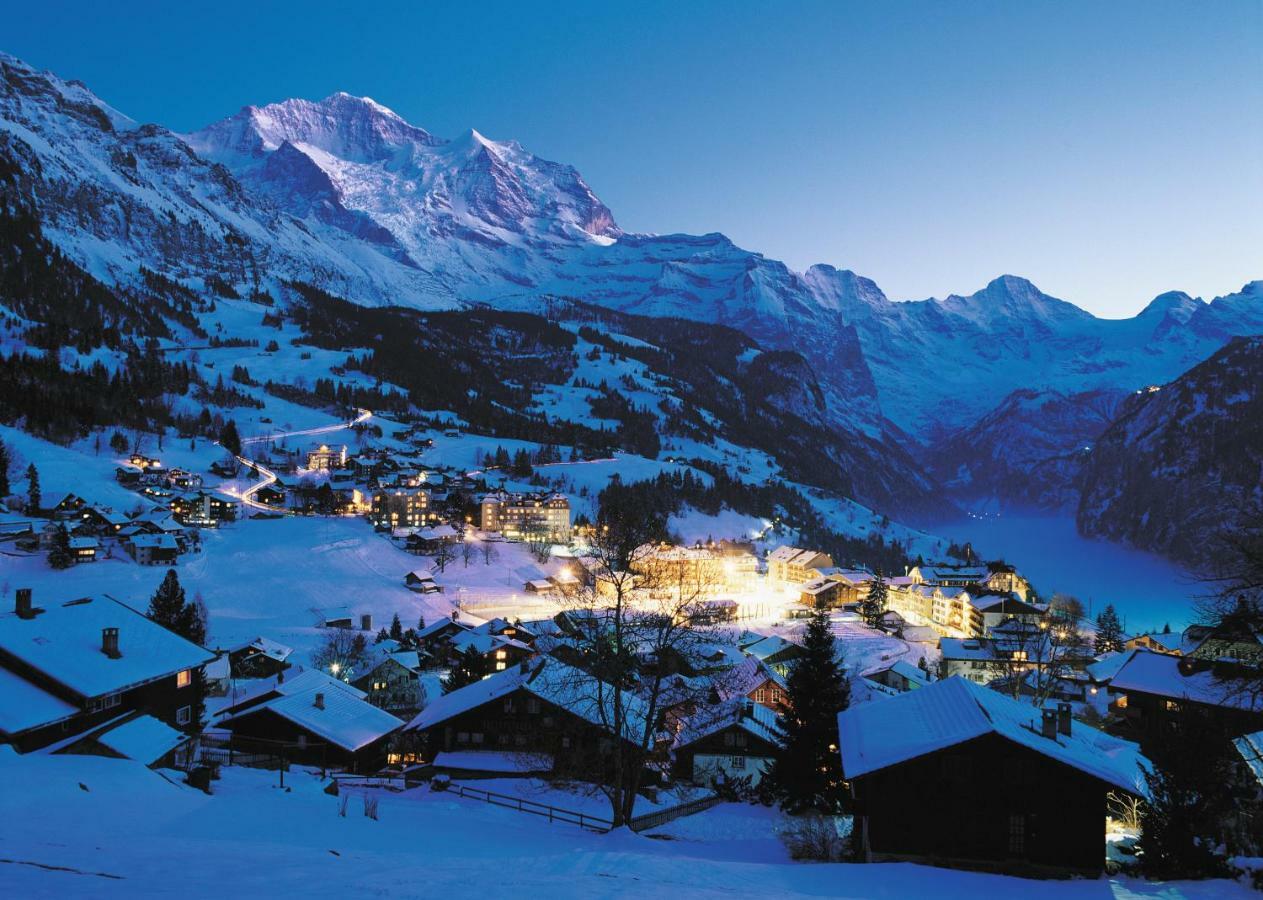 O 68 Haus Bel Air Leilighet Wengen Eksteriør bilde