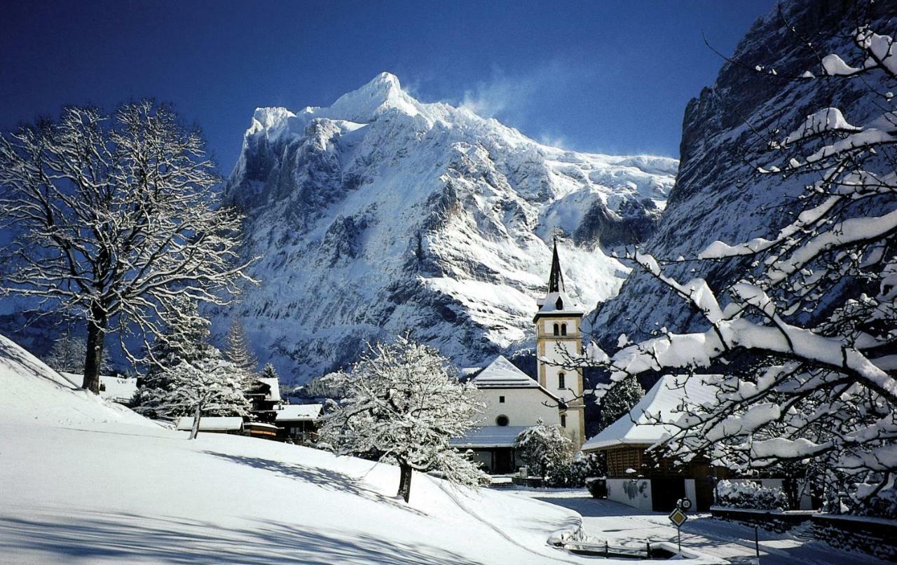 O 68 Haus Bel Air Leilighet Wengen Eksteriør bilde