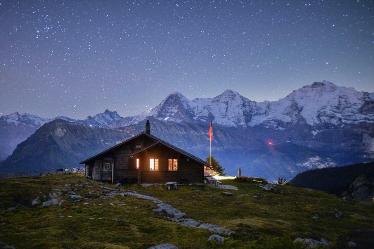O 68 Haus Bel Air Leilighet Wengen Eksteriør bilde